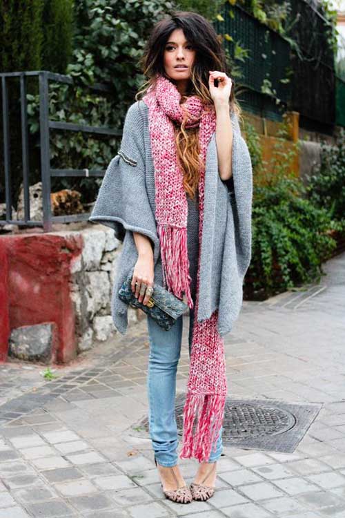 Khăn len em nhé đông lại về rồi