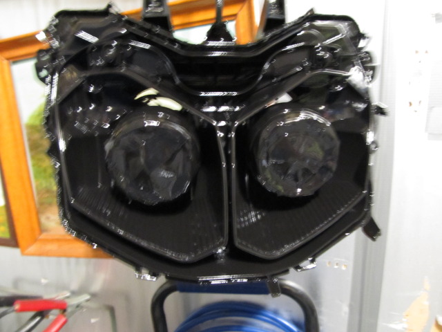 Lên đèn gương cầu cho em kawasaki z1000