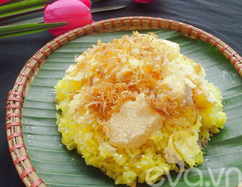 Thơm ngon với xôi xéo tự làm cho ngày mới